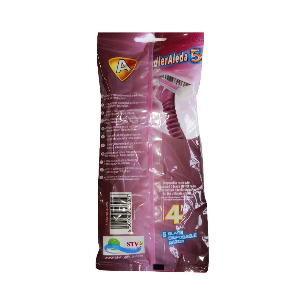 خودتراش پنج تیغه ادلر الدا 4 عددی