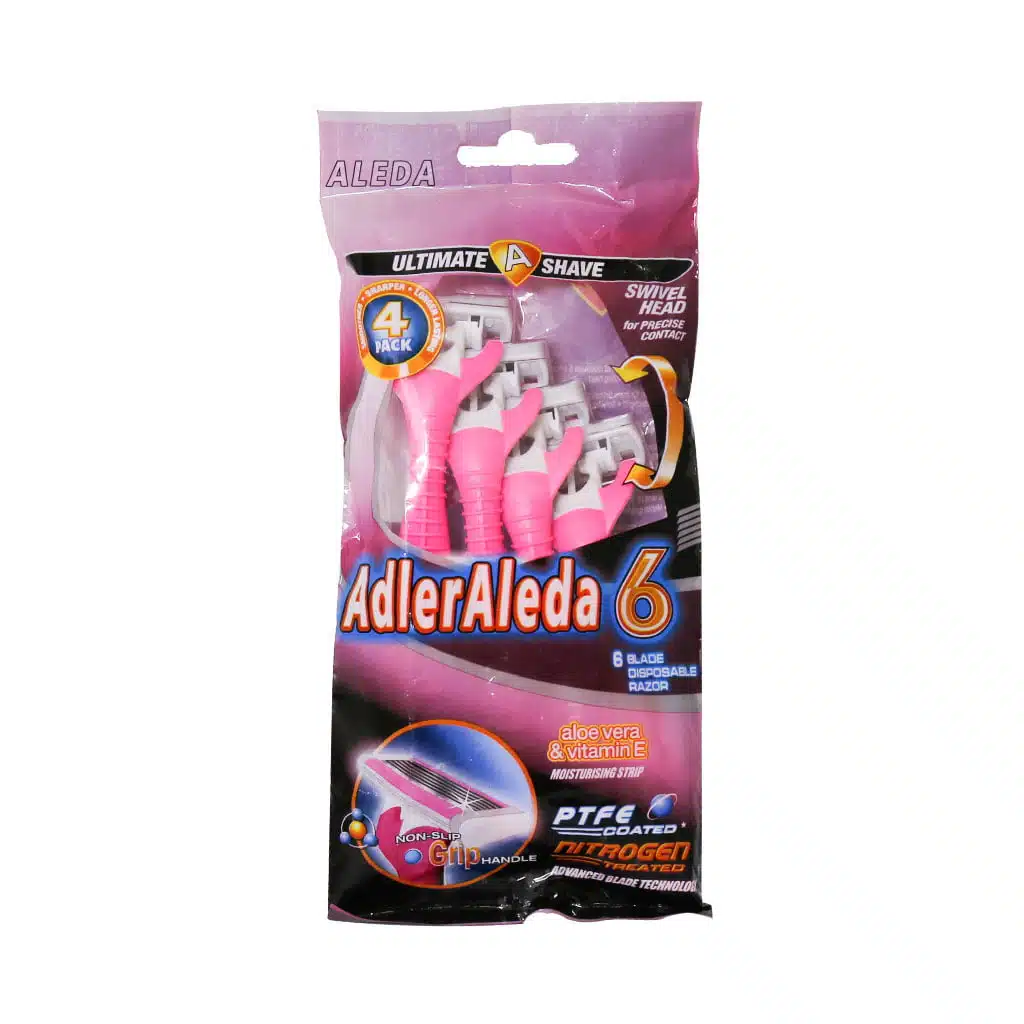 خودتراش شش تیغه ادلر الدا 4 عددی