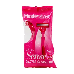 خودتراش زنانه 3 لبه مستر شیو مدل Sense 3 بسته 3 عددی