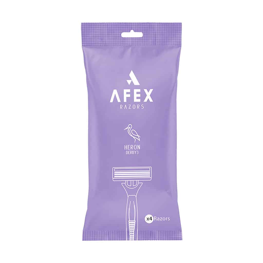 خودتراش 3 لبه هیرون افکس 4 عدد