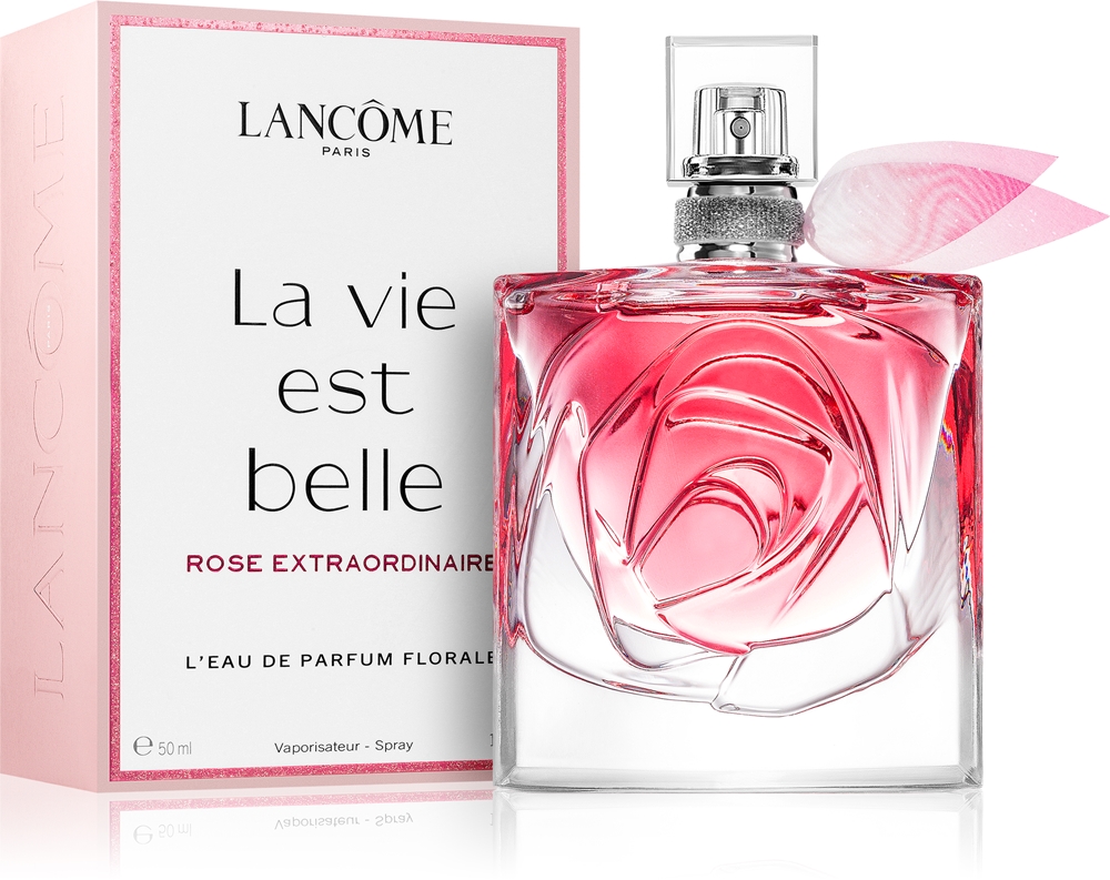 عطر زنانه لانکوم لاویه بل رز اکسترا اوردینری حجم 100 میلی لیتر