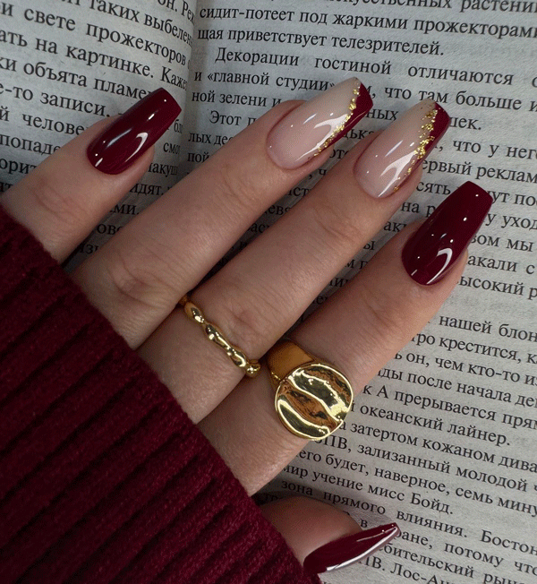 ست ناخن یلدایی کد18