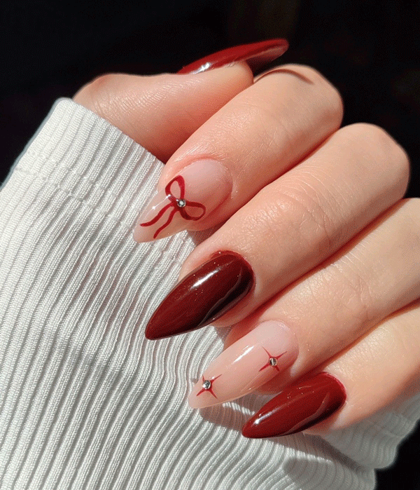 ست ناخن یلدایی کد15