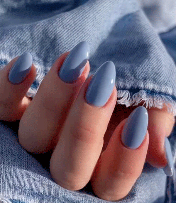 ست ناخن آبی کد 10