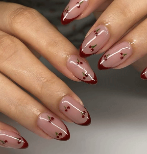 ست ناخن چری کد 4