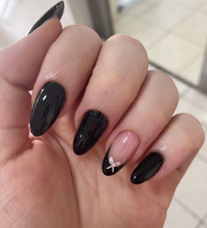 ست ناخن مشکی کد 7