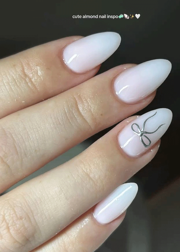 ست ناخن سفید کد 8