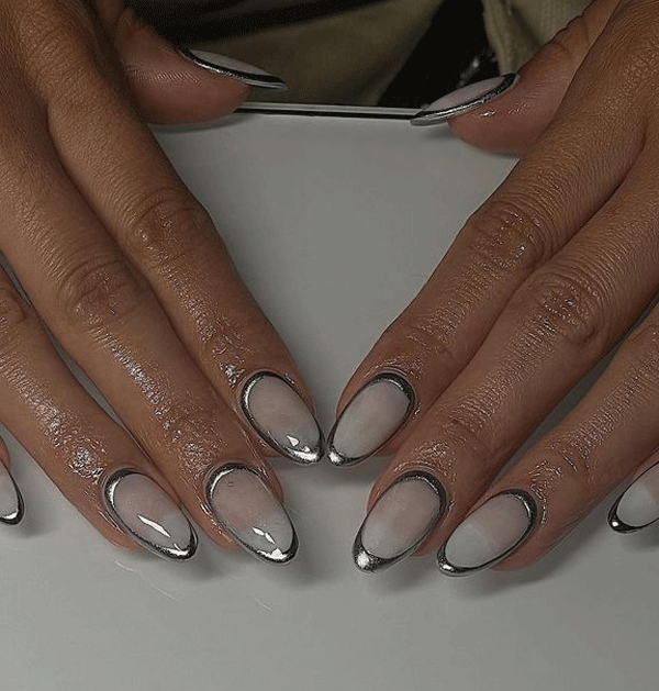 ست ناخن سفید کد 6