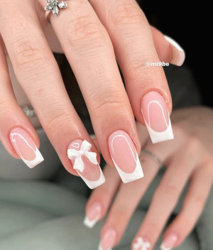 ست ناخن سفید کد 1