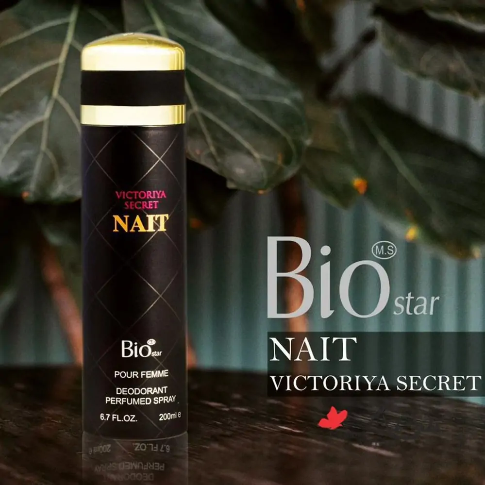 اسپری بدن ماندگاری بالا ویکتوریا سکرت نایت مردانه بیو استار