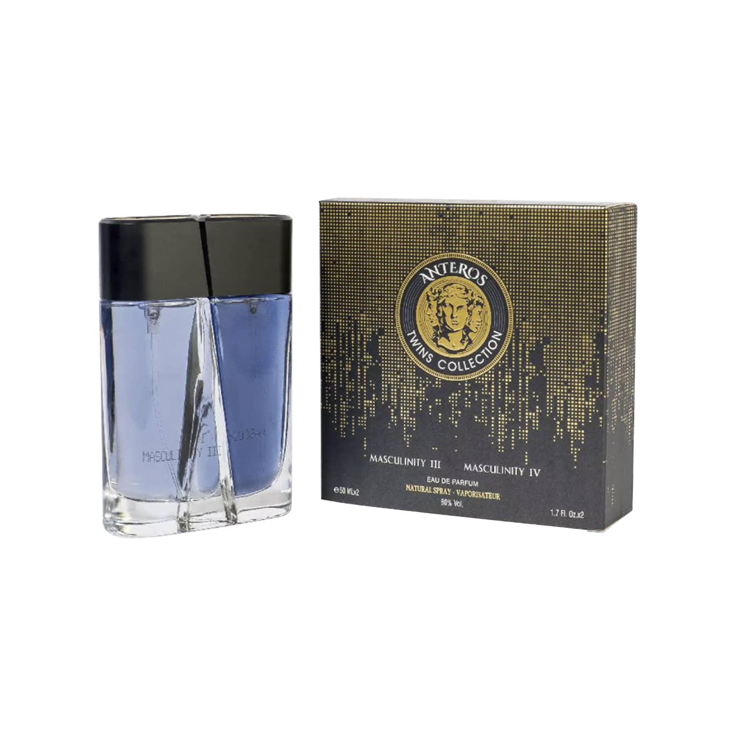 ست ادو پرفیوم مردانه آنتروس مدل مسکولینیتی 3 و 4