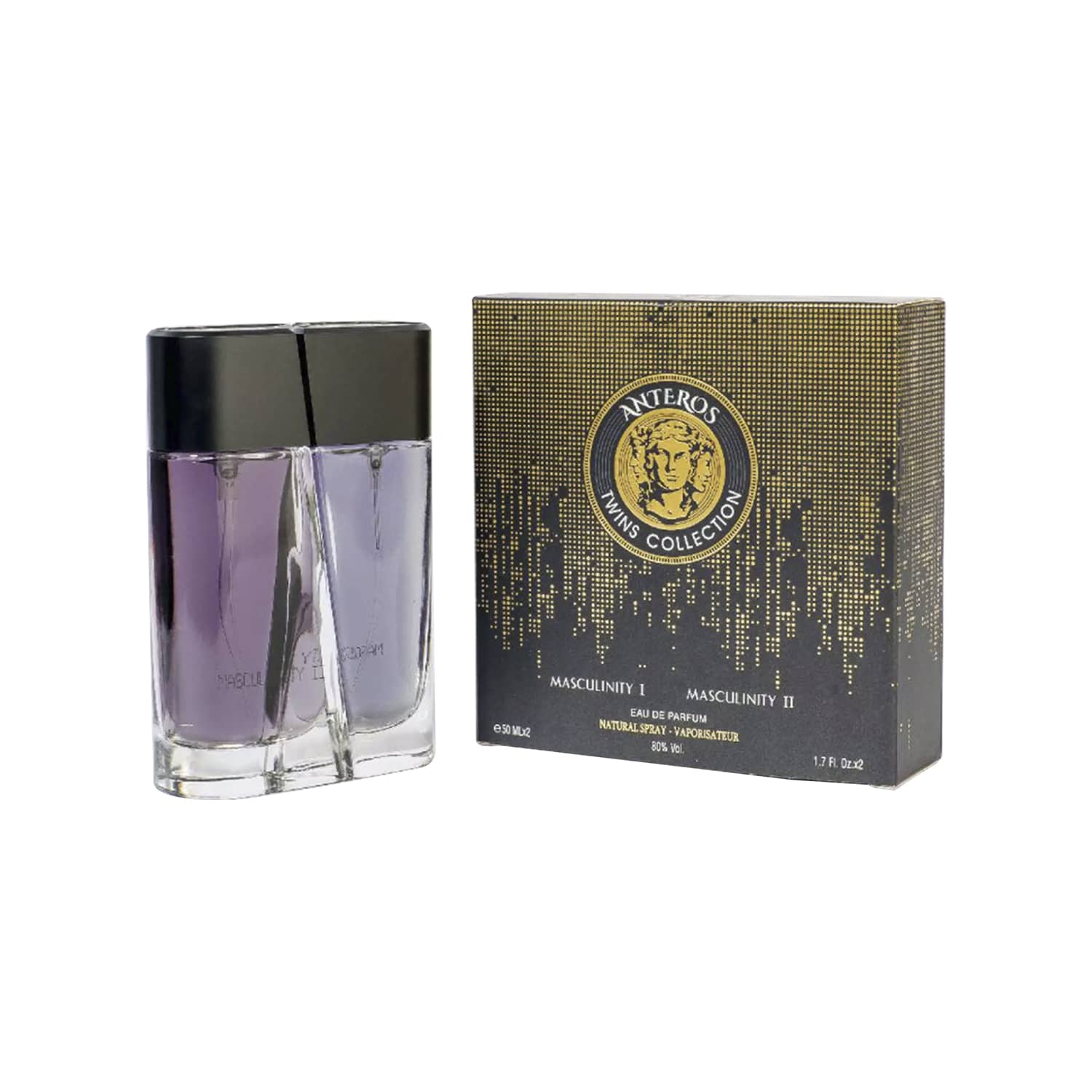 ست ادو پرفیوم مردانه آنتروس مدل مسکولینیتی 1 و 2