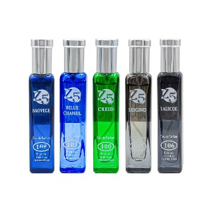 ست عطر جیبی مردانه زد فایو حجم 18 میلی لیتر مجموعه 5 عددی