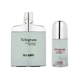ست عطر زنانه اسکلاره مدل Telegram حجم 85 میلی لیتر به همراه رول ضد تعریق