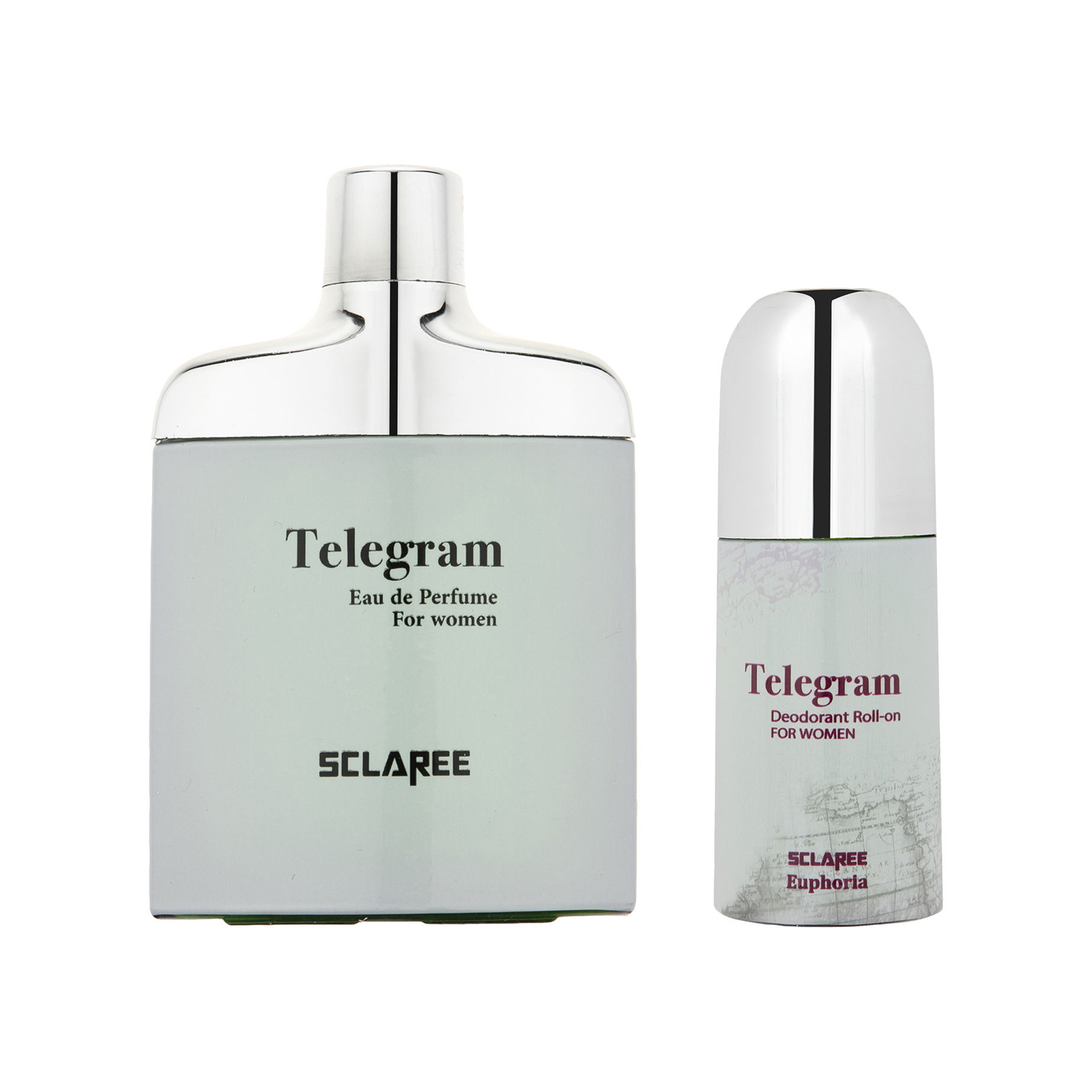 ست عطر زنانه اسکلاره مدل Telegram حجم 85 میلی لیتر به همراه رول ضد تعریق