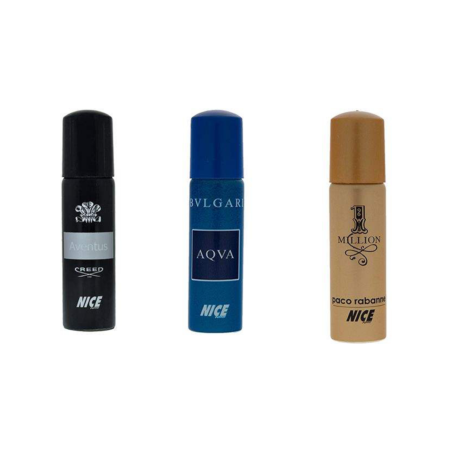 ست عطر جیبی مردانه نایس پاپت حجم 30 میلی لیتر بسته 3 عددی