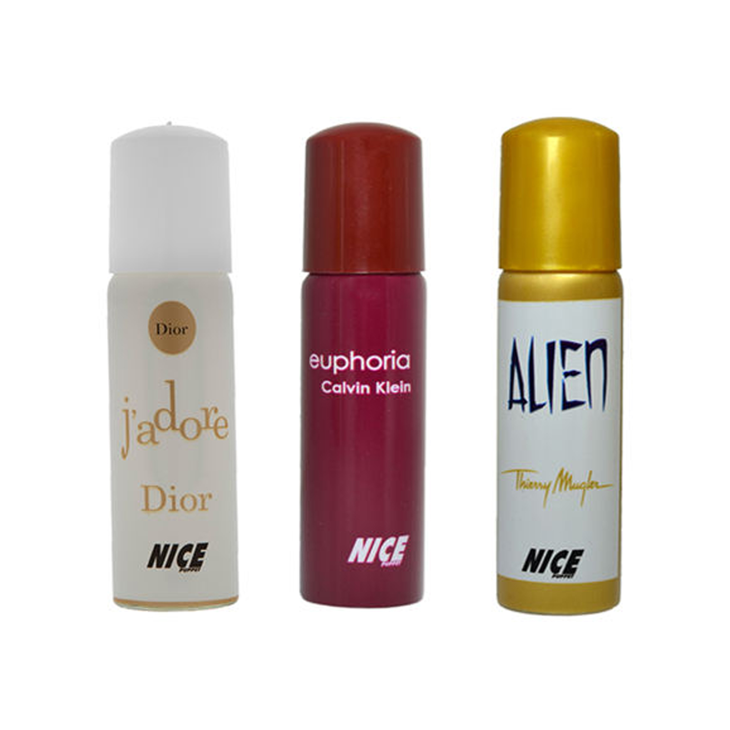 ست عطر جیبی زنانه نایس پاپت حجم 30 میلی لیتر بسته 3 عددی