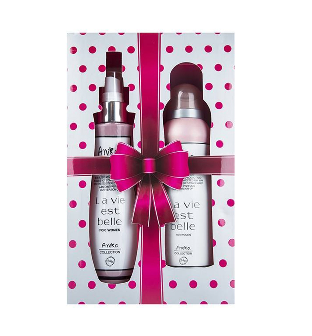 ست اسپری و بادی اسپلش زنانه آنیکا مدل La Vie Est Belle حجم 200 میلی لیتر