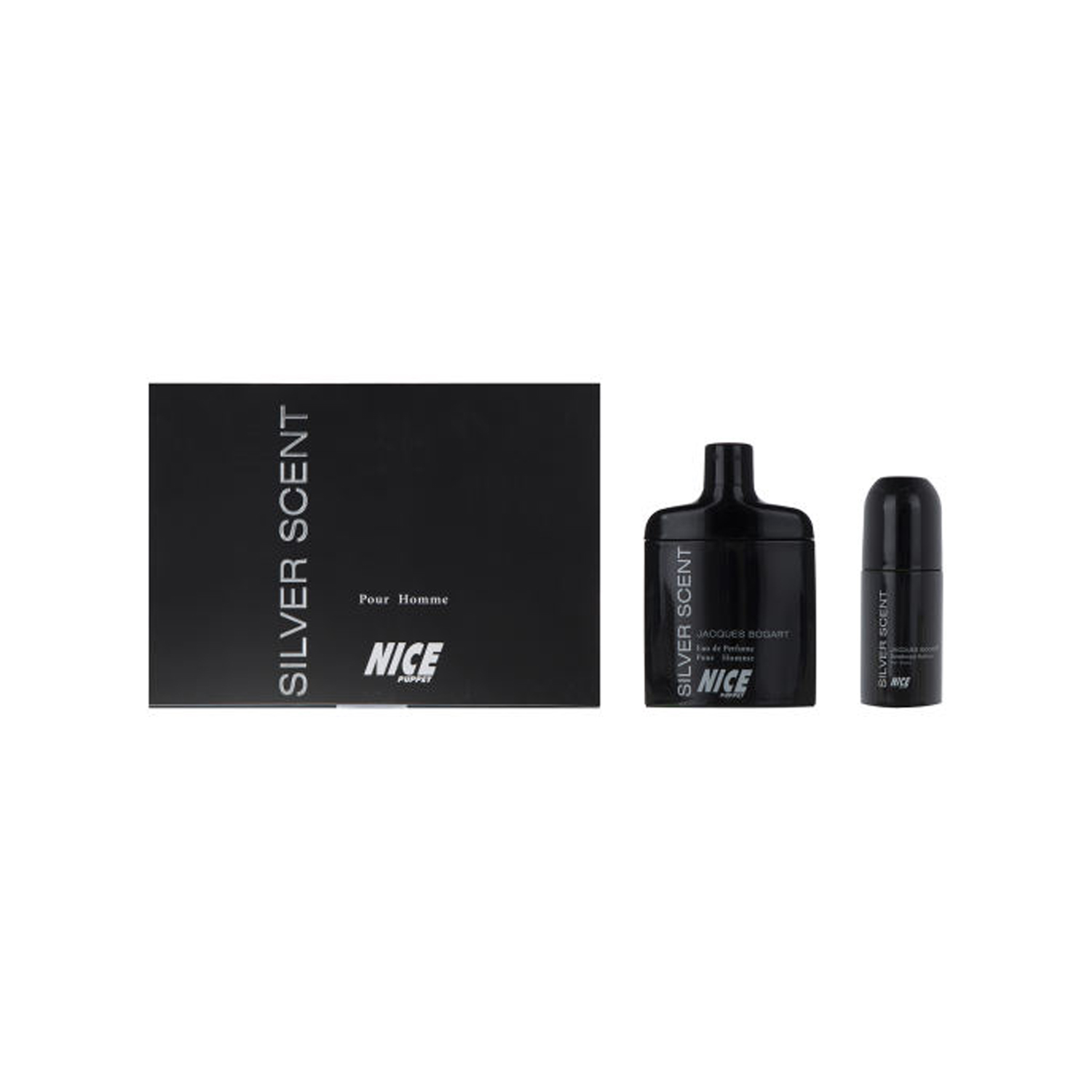 عطر مردانه نایس پاپت مدل Silver Scent حجم 82 میلی لیتر به همراه رول ضد تعریق حجم 60 میلی‌ لیتر