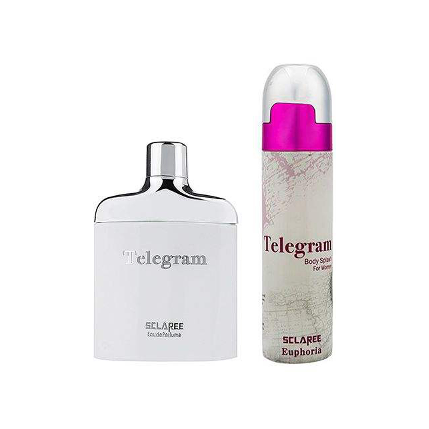 ادوپرفیوم و اسپری زنانه اسکلاره مدل Telegram