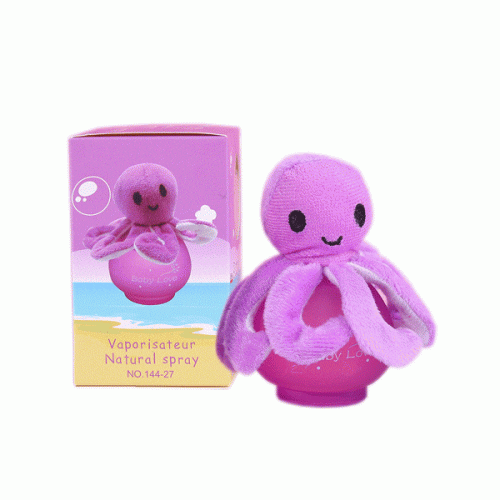 عطر کودک بیبی لاو مدل هشت پا بنفش