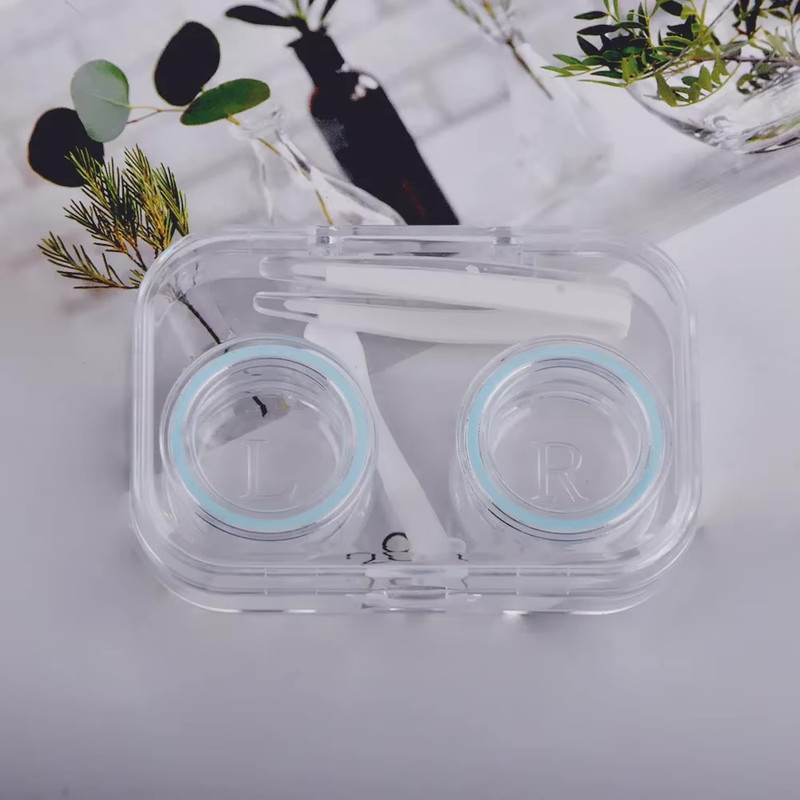 محفظه نگهدارنده لنز چشم مدل آکریلیک