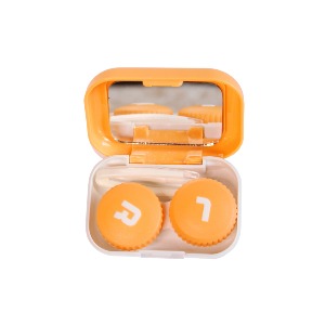 محفظه نگهداری لنز نارنجی مدل آی کن