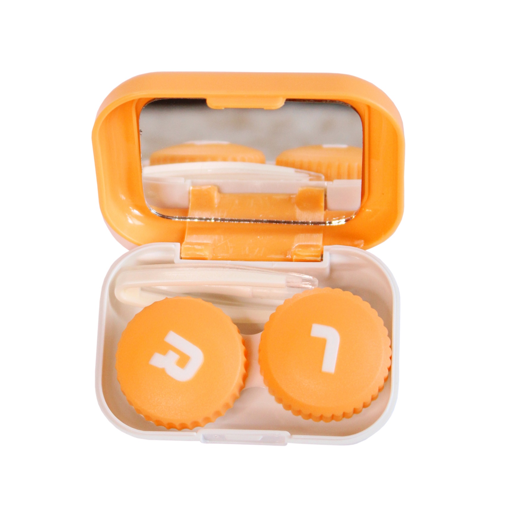 محفظه نگهداری لنز نارنجی مدل آی کن