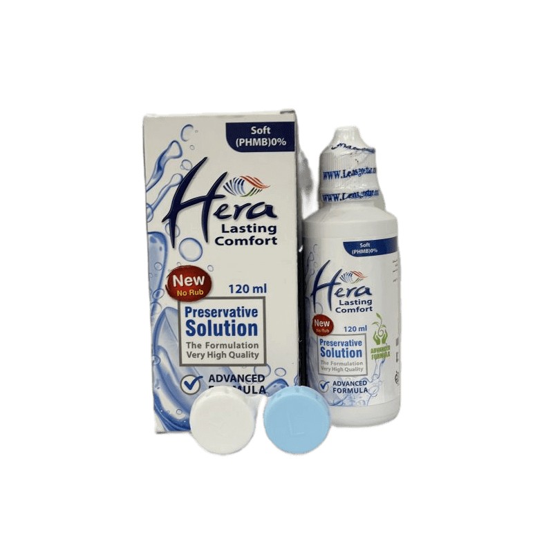 محلول شستشوی لنز هرا حجم 120 میلی لیتر