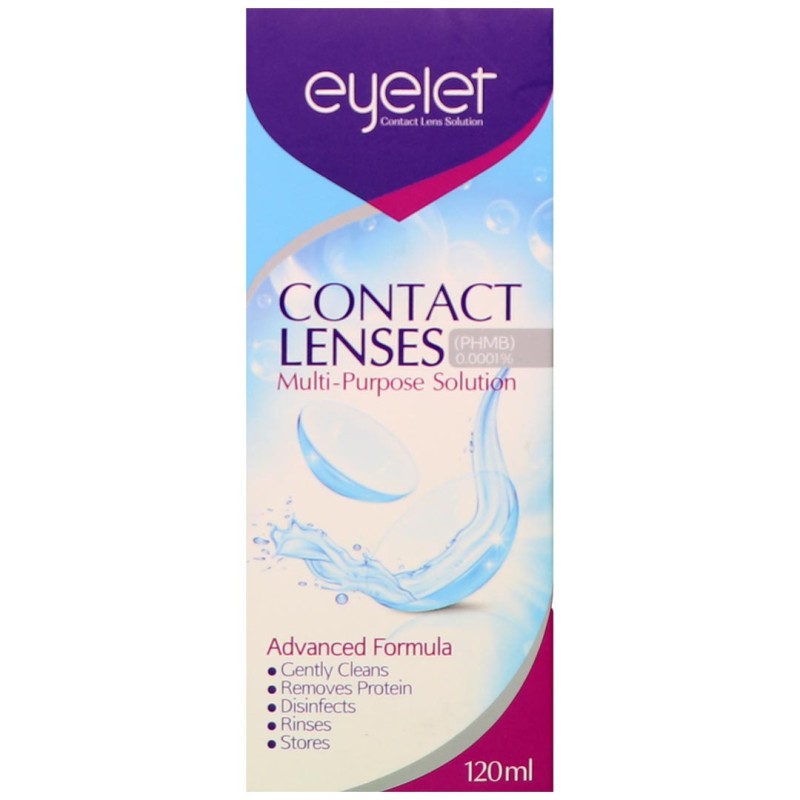 محلول استریل چندمنظوره لنز تماسی آیلت حجم 120 میلی لیتر