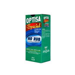 محلول شستشوی لنز اپتیسا حجم 120 میلی لیتر