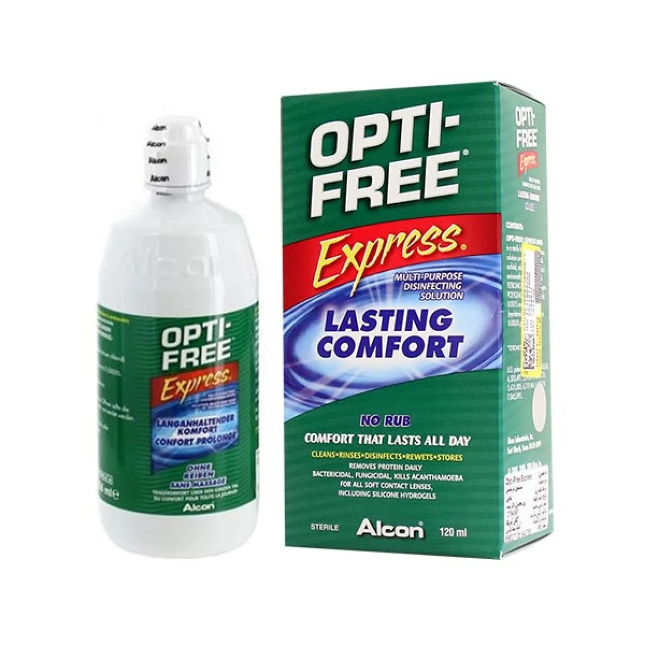 محلول شست و شوی لنز اپتی فری آلکون