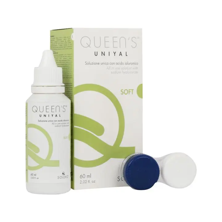 مایع شستشو لنز تماسی نرم کویینز یونیال سولکو 60 میلی لیتر