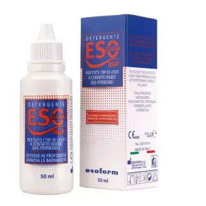 محلول شستشو لنز هارد اسوفرم مدل ESOCLEAN حجم 50 میلی لیتر