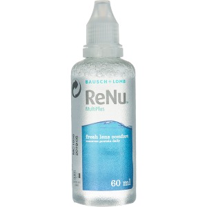 محلول شست و شوی لنز رنیو مدل Multiplus حجم 60 میلی لیتر